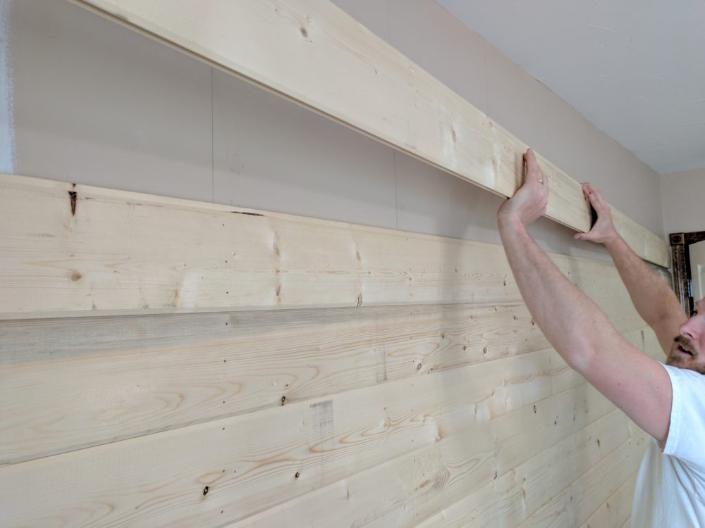 How To Build A Wood Plank Accent Wall Easy Diy Tutorial