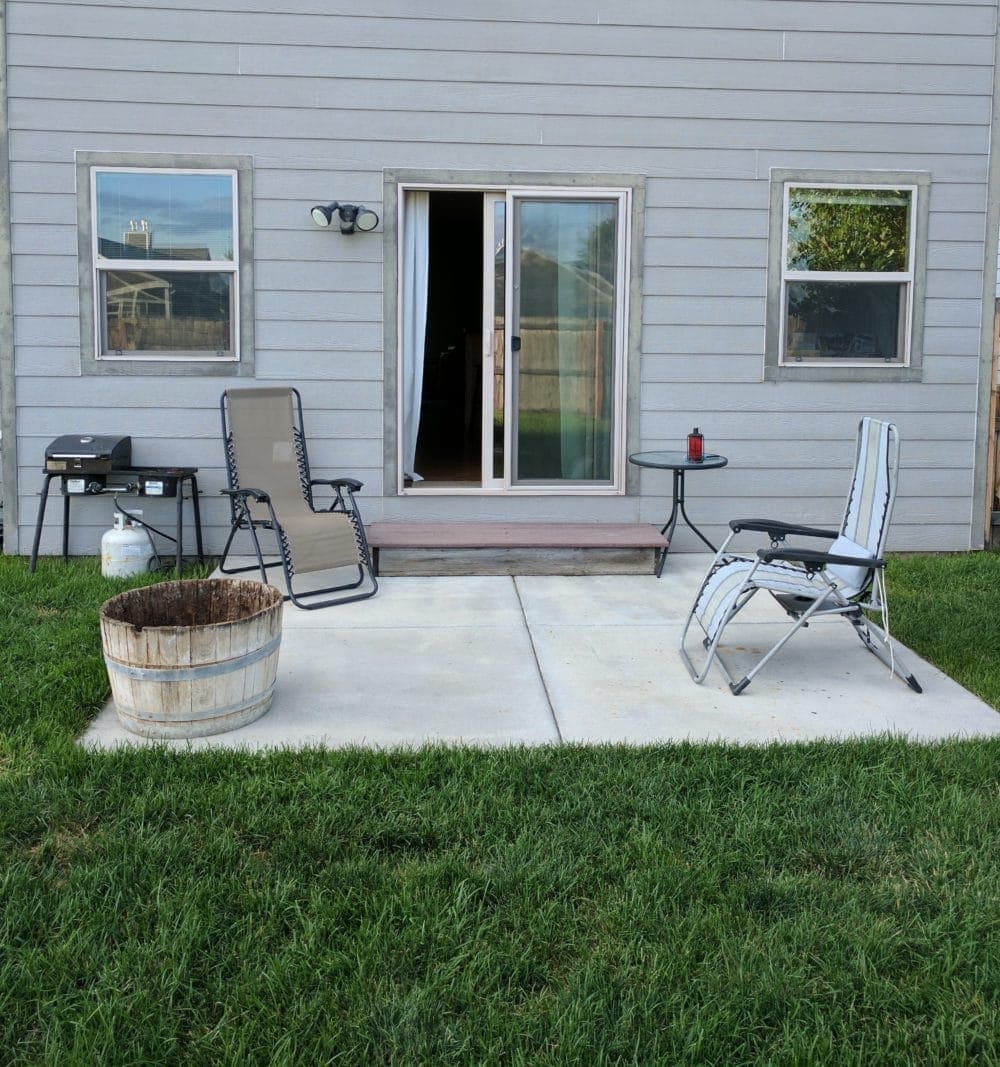 Patio Makeover On A Budget How It Looks After Is Amazing