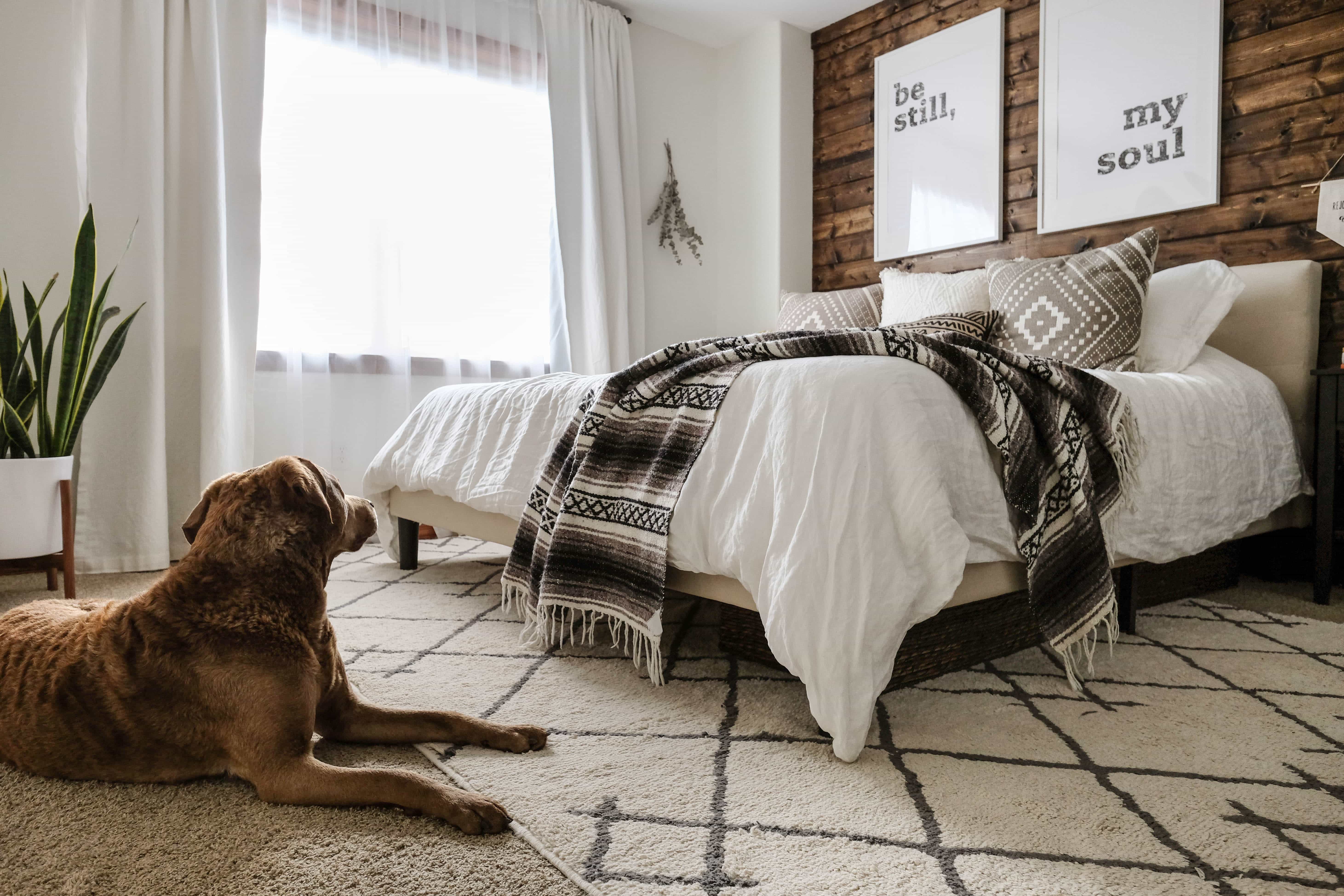 Modern Rustic Bedroom Reveal Tips On Blending Two Styles