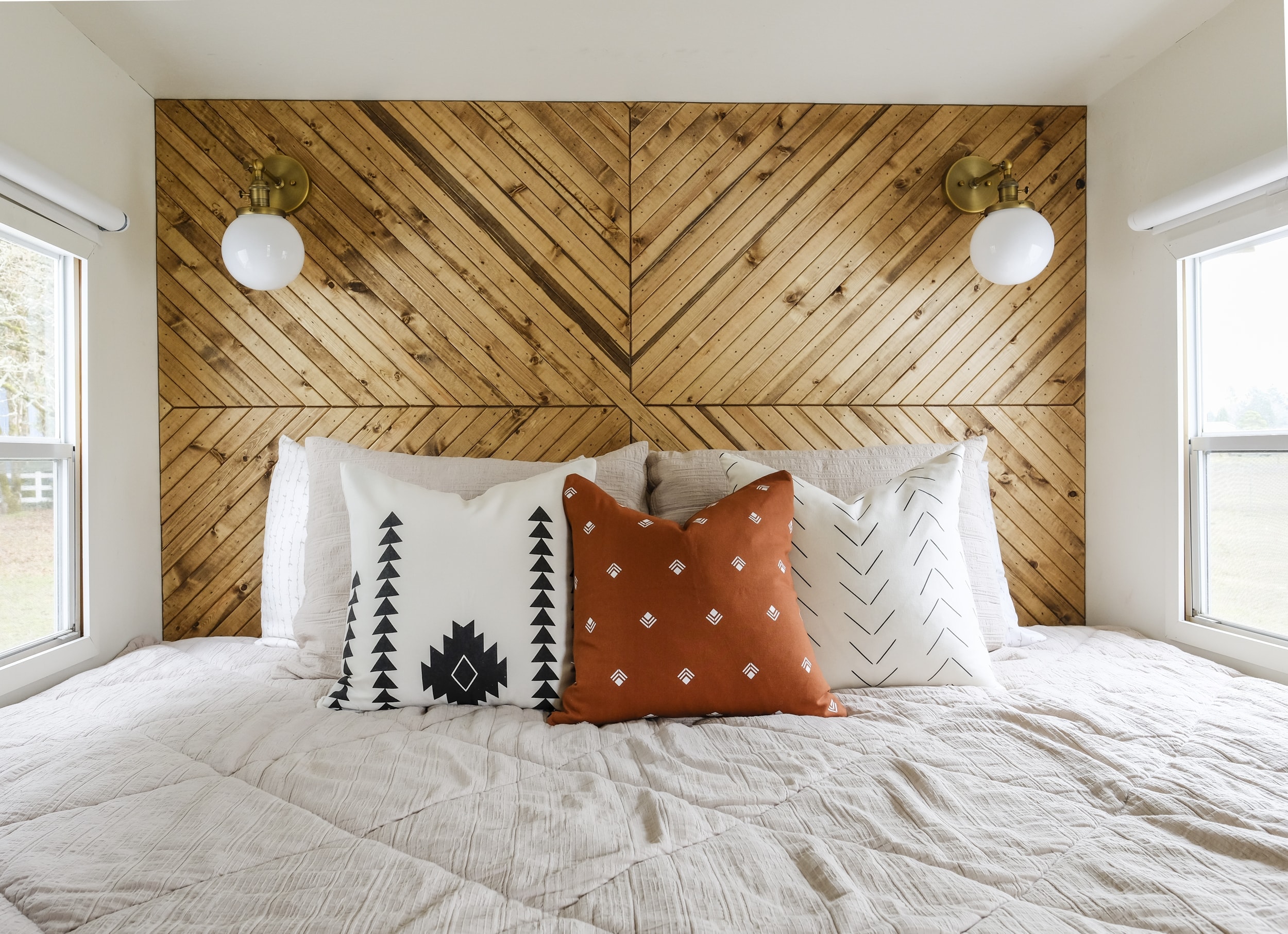 Modern Wood Accent Wall Tutorial   Joyfully Growing Blog